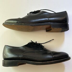 Bally | Scribe Goodyear Hand Made Switzerland Black Leather Oxford Lace …